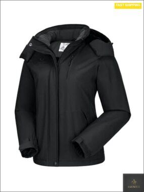 Women's Waterproof Ski Snowboard Jacket Fleece Lined Windproof Winter Coat